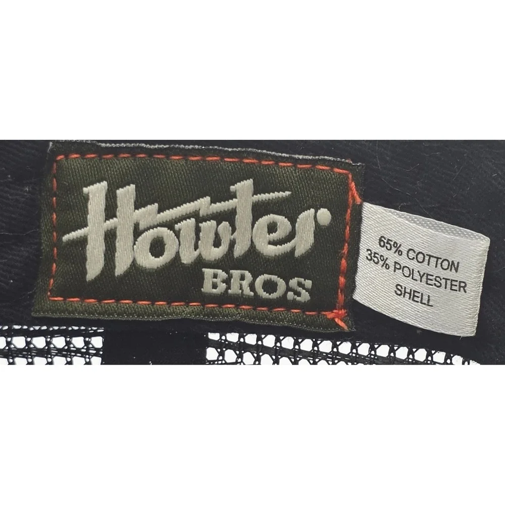Howler Brothers Trucker Hat‎ Black Mesh Foam Snapback Osprey Prey Patch